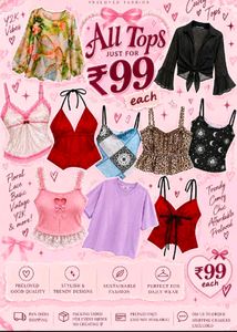 WOMEN’S THRIFT CLOTHING BULK LOT – 100+ PIECES