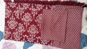 Maroon Floral Bedding Set