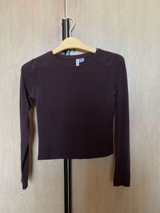 🐻🍂H&M Basic Long Sleeve Top
