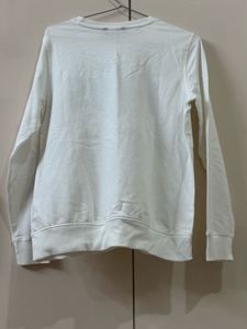White Paris Graphic Sweatshirt