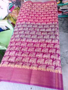 Colorful Ombre Saree with Floral Print