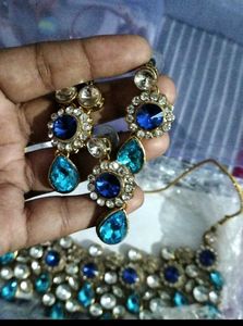 Beautiful Kundan Dezine Jewellery Set