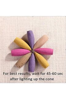 Backflow Incense Cones Pack of 75 pcs Back Flow Smoke Cone for backflow Burner