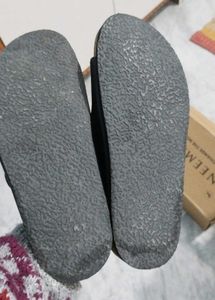 Neeman's Cork Sandals- Solid Black