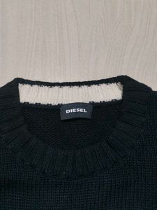 Diesel Black K-Paxs Noize Crewneck Sweater