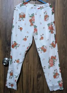 Floral Anarkali - XS - Side Zip Closure