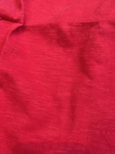red cute top off shoulder