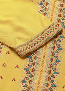 AURELIA💛Round Neck Ethnic Motifs Printed Kurta