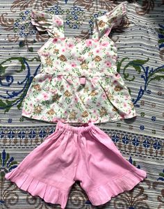 Cute girl’s shorts set