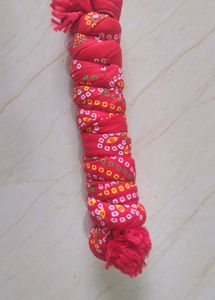Printed Red Bhadhani Chunri Dupatta For Women 1 Pc