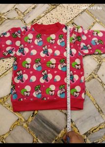 16. Cute Cartoon Print Sweatshirt