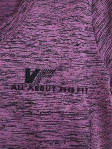 Purple Marled Active T-Shirt