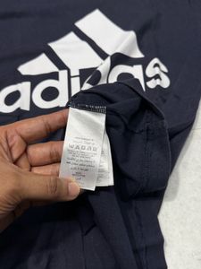 Adidas Navy Blue T-Shirt with Logo