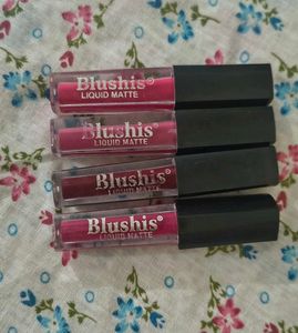 Blushis Liquid Matte Lipstick Set of 4💋