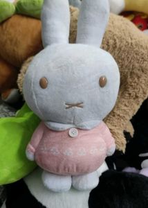 Miffy Plush Doll in Pink Dress