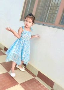 Sparkling Red party wear outfit for Girls