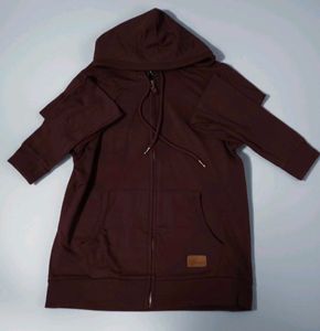 Maroon Full Zip Hoodie