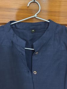 Dark Blue Embroidered Kurta 💙