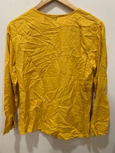 Yellow Ruffled Blouse