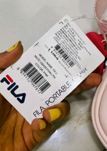 Pink Fila Crossbody Bag