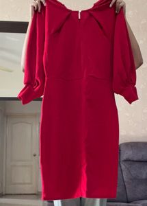 A Beautiful Red Sheath Dress