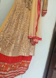 BRIDAL HEAVY ANARKALI WITH FULL ZARI WORK ON IT