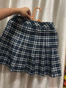 Classy Chequed Mini Skirt