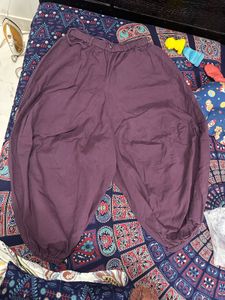 Purple Pocket Joggers