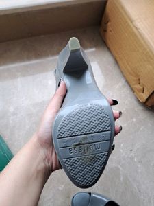 Melissa Grey Designer Heels Brand New Unused
