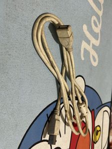 White USB Extension Cable