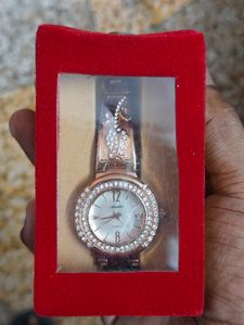 Sparkling Rose Gold Watch