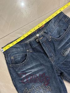 Y2K Low Waist Vintage Embellished Jeans