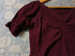 Jamuni Textured Puff Sleeve Top