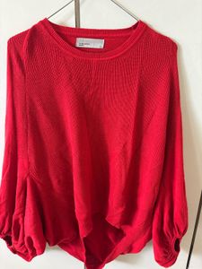 Vero Moda Red Knit Sweater