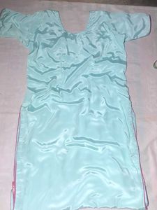 Sky Blue Embroidered Kurta