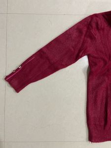 Maroon Knit Sweater / Pullover