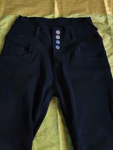 High Waisted Black Pants