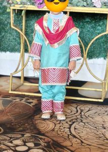 baby girl punjabi dupatta suit