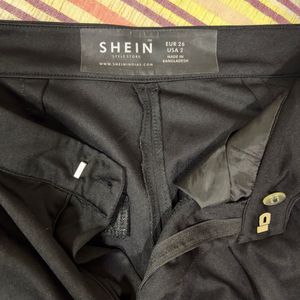 Chic Black Korean Wide-Leg Pants For Tall Women