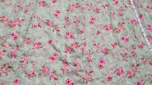 राजस्थानी Light Green Floral प्रिंट lanhga