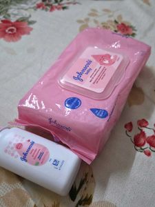Johnson's Baby Wipes &amp; Powder