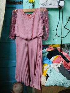 new Beautiful Pink Eid Dress for Girls