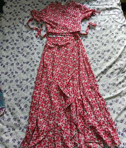 Aesthetic Floral Co-ord Set💋❤️