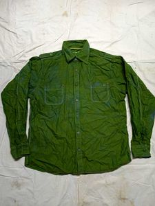 Men's Olive Green Cargo Shirt