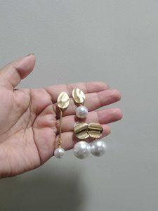 Set of 2 - Pearl Drop Earrings(negotiable)