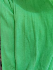 Pure Cotton Parrot Green Leggings