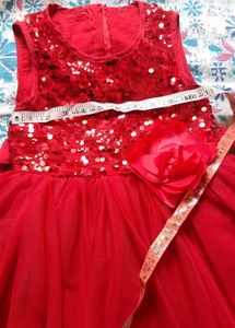 Red Sequin frock