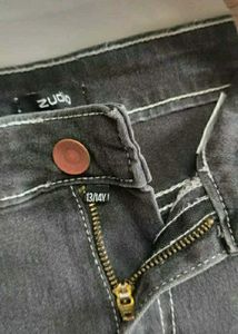 Classic Black Washed Denim Jeans