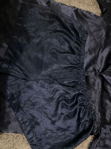 Silky Satin Navy Blue Mix &amp; Match SleepwearSet (An