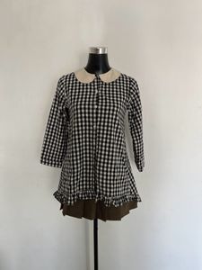 Black & White Gingham Shirt